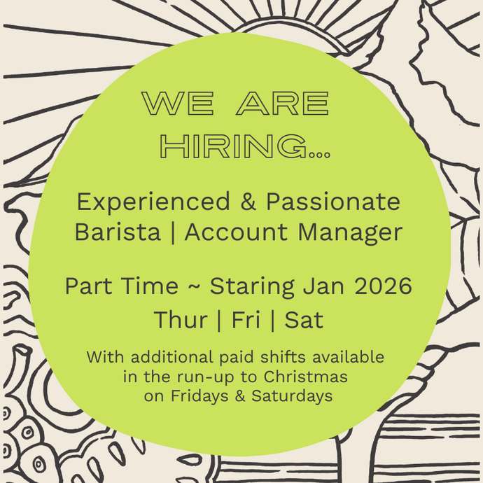 We are Hiring: Experienced Barista / Account Manager