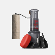 Load image into Gallery viewer, Comandante X25 Trailmaster Dune and Aeropress GO Bundle
