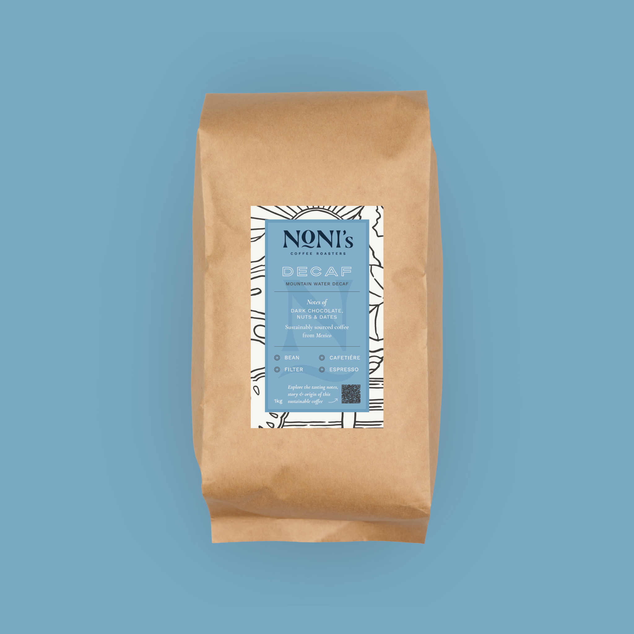 DECAF (Mexico Mountain Water Decaffeination)