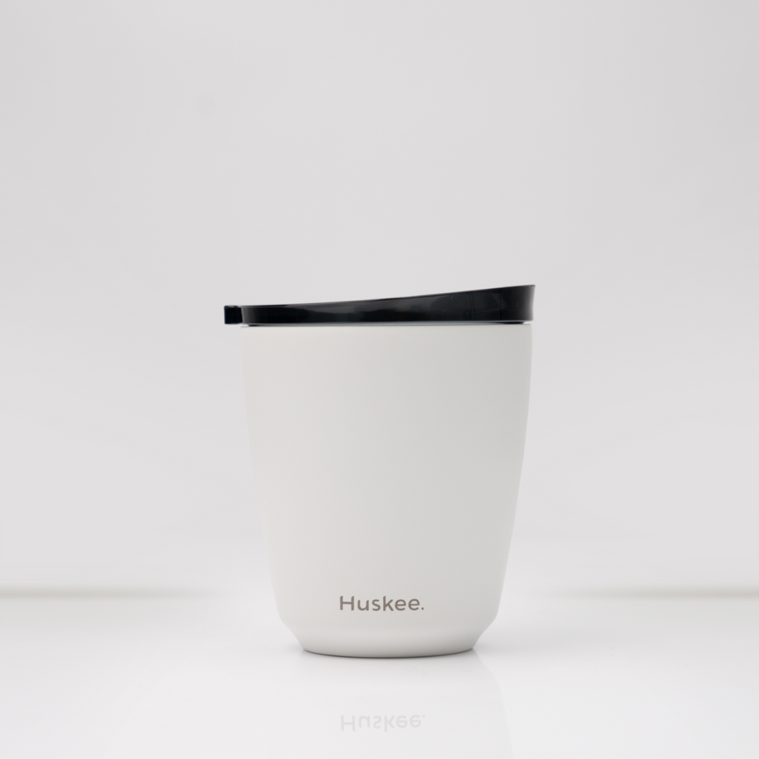 HUSKEE CUP STEEL - WHITE