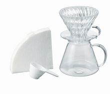 Load image into Gallery viewer, Simply Hario V60 Glass Brewing Kit
