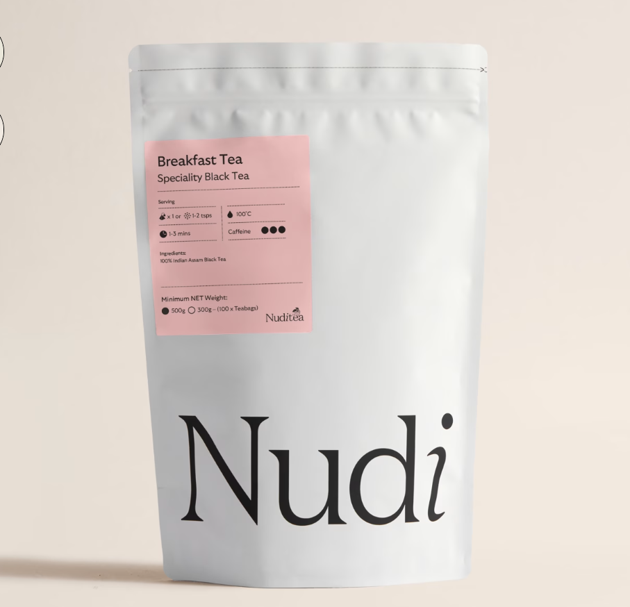 Nuditea- Breakfast Tea 100g (Loose Leaf)