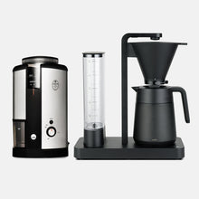 Load image into Gallery viewer, Wilfa Performance Thermo Coffee Maker and Svart Coffee Grinder (Silver) Bundle

